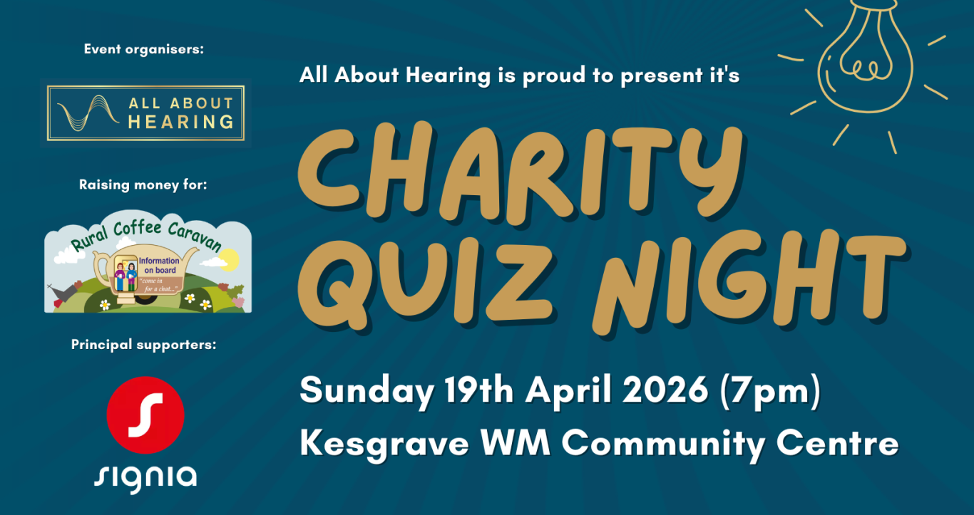 All About Hearing's Quiz Night header image