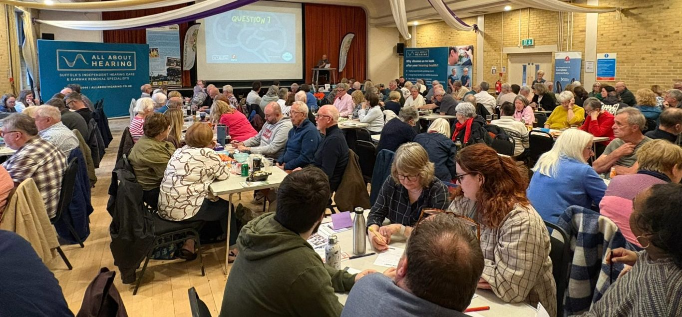 All About Hearing's quiz held at Kesgrave Community Centre. 