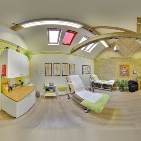 An image showing the bright and modern clinic room at Woolpit Clinics